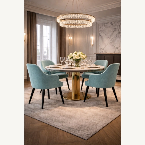 Krzesło tapicerowane DELUXE KR-9 Tkanina Hold Me 19